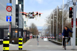 AI-Powered Drone Mimics Cars and Bikes to Navigate Through City Streets